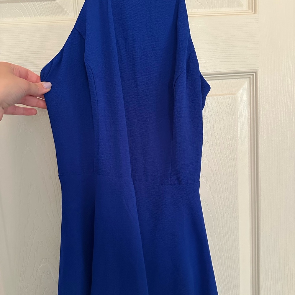 SHEIN Vibrant Blue Sleeveless Dress size large